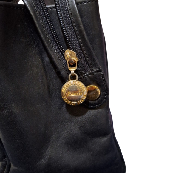 PAOLA PICASSO VINTAGE ITALIAN LEATHER HANDBAG TOTE - Picture 11 of 17